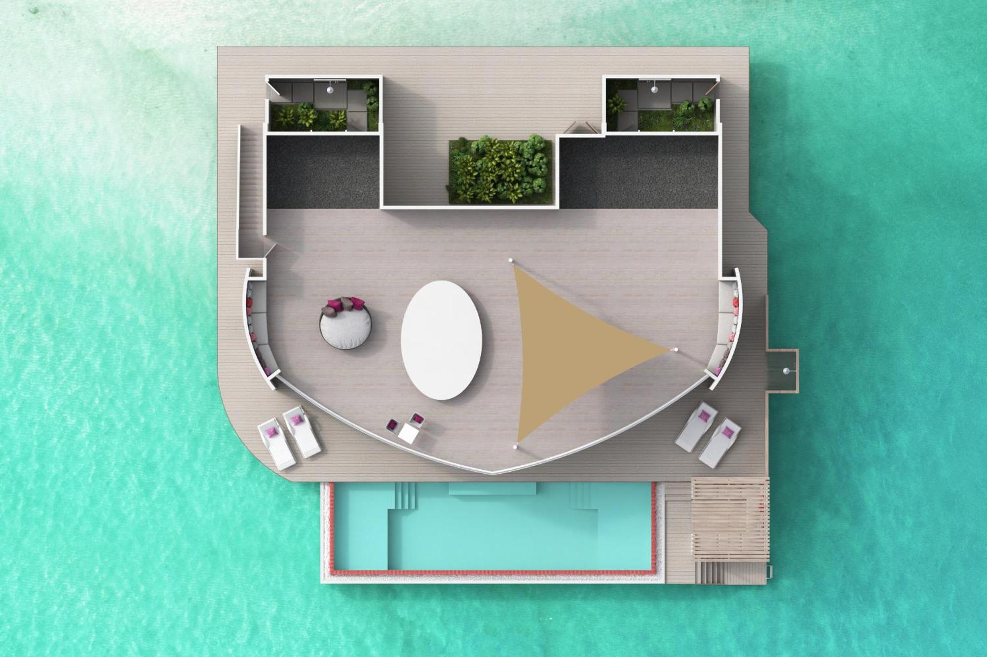 Jumeirah Olhahali Island Maldives Gaafaru 部屋 写真