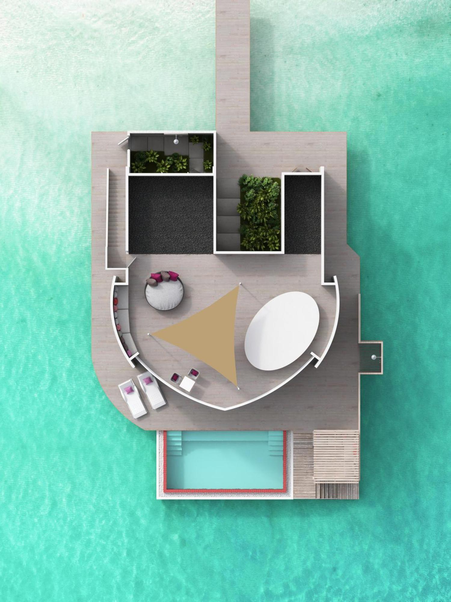 Jumeirah Olhahali Island Maldives Gaafaru 部屋 写真